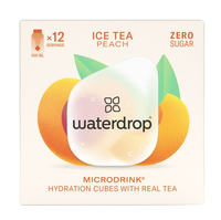 Waterdrop Ice Tea Peach Microdrink Vitamin Hydration Cubes