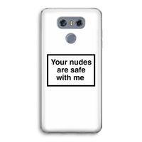 Safe with me: LG G6 Transparant Hoesje