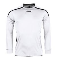 Hummel 111005 Preston Shirt l.m. - White-Black - XXL