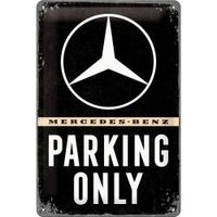 Mercedes Benz Parking Only Wandplaat 20x30cm - thumbnail