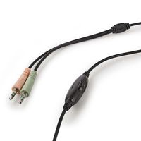 Nedis GHST100BK hoofdtelefoon/headset Zwart - thumbnail