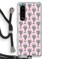 Boompje: Sony Xperia 5 III Transparant Hoesje met koord