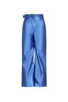 NoNo winter nep leren wide leg broek meisjes - blauw - Simona
