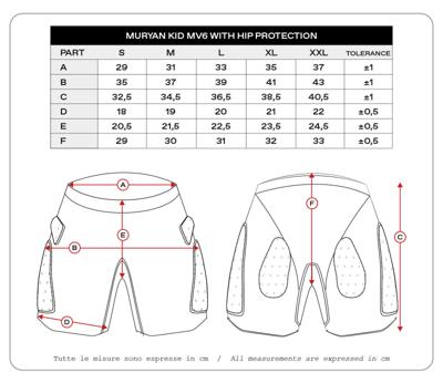 UFO PLAST protector broek "muryan mv6". children&apos;s protec. trouse muryan mv6 black gr. m