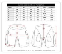 UFO PLAST protector broek "muryan mv6". children&apos;s protec. trouse muryan mv6 black gr. l