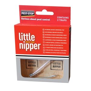 Pest-Stop Little Nipper Muizenval Hout Twin Pack