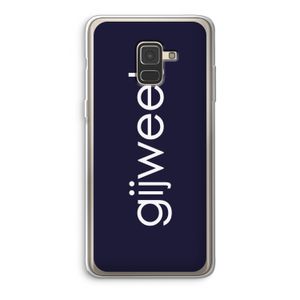Gijweet: Samsung Galaxy A8 (2018) Transparant Hoesje