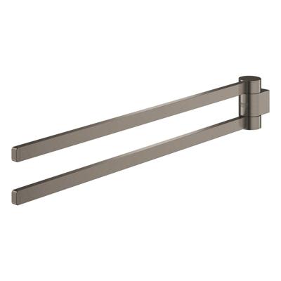 GROHE Selection Handdoekhouder - 40cm - dubbel - draaibaar - brushed hard graphite 41063al0