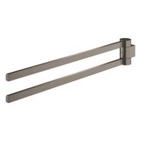 GROHE Selection Handdoekhouder - 40cm - dubbel - draaibaar - brushed hard graphite 41063al0