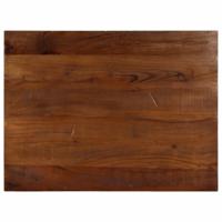 Tafelblad rechthoekig 80x60x3,8 cm massief gerecycled hout