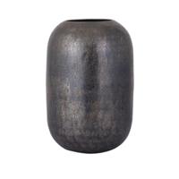 PTMD vaas yourne s aluminium grijs 25 cm | 12 stuks