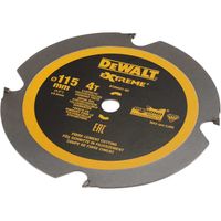 DEWALT Extreme Cirkelzaagblad Multi Material zaagblad Ø 115 mm, 4 tanden