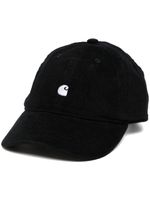 Carhartt WIP casquette en velours côtelé Harlem à logo brodé - Noir