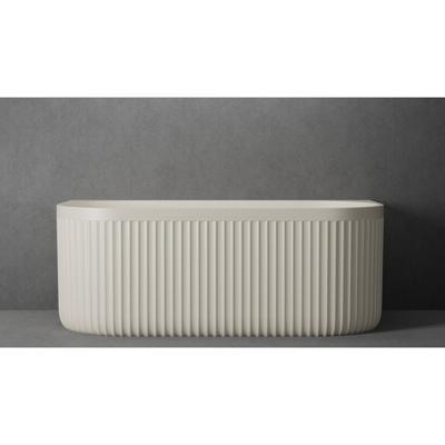 Ligbad Half Vrijstaand Ideavit Archtec Rock 170x80x63 cm Cream Ideavit