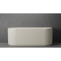 Ligbad Half Vrijstaand Ideavit Archtec Rock 170x80x63 cm Cream Ideavit