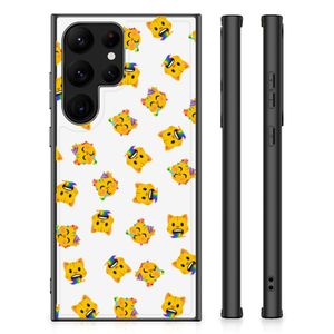 Back Case voor Samsung Galaxy S23 Ultra Katten Emojis