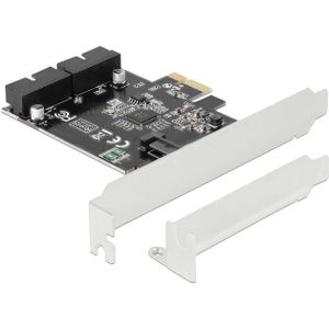 PCI Express Card to 2 x internal USB 3.0 Pin Header Controller