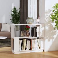 Boekenkast/kamerscherm 80x25x70 cm massief grenenhout wit Boekenkast/kamerscherm 80x25x70 cm massief grenenhout wit