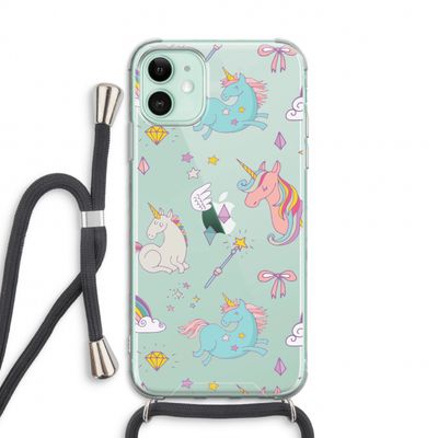 Fantasiewereld: iPhone 11 Transparant Hoesje met koord