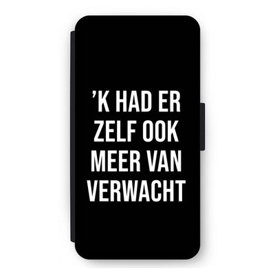 Meer verwacht - Zwart: iPhone 11 Pro Max Flip Hoesje