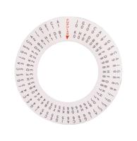Popularity Meter Decal Voor Rock-Ola 1484, 1493, 1494 & Small 403