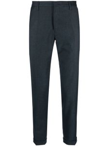 Paul Smith pantalon en laine à coupe fuselée - Bleu