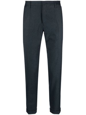 Paul Smith pantalon en laine à coupe fuselée - Bleu
