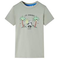 VidaXL Kindershirt 140 lichtkakikleurig