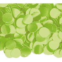 100 gram party confetti kleur lime   -