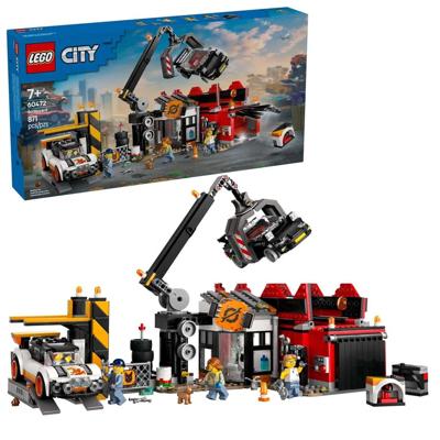 LEGO CITY 60472 Sloopwerf met auto's