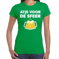 Atje voor de sfeer fun t-shirt groen voor dames 2XL  -