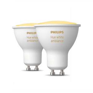 Philips HUE Lichtbron GU10 White Ambiance 2 pack