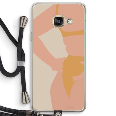 Bikini body: Samsung Galaxy A3 (2016) Transparant Hoesje met koord