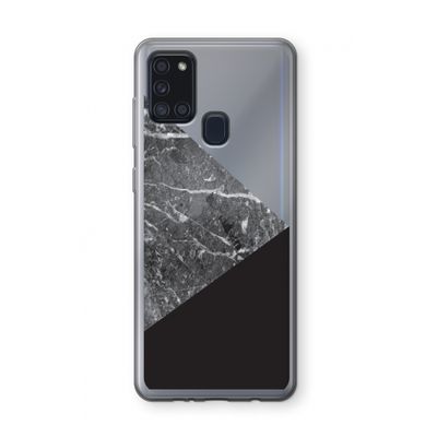 Combinatie marmer: Samsung Galaxy A21s Transparant Hoesje