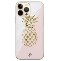 iPhone 13 Pro Max siliconen hoesje - Ananas