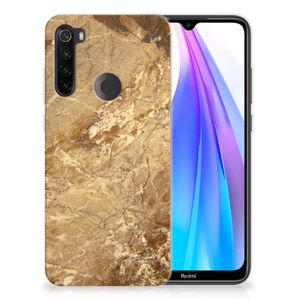 Xiaomi Redmi Note 8T TPU Siliconen Hoesje Marmer Creme