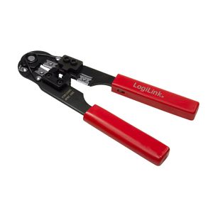 LogiLink WZ0004 kabel krimper Krimptang Zwart, Rood