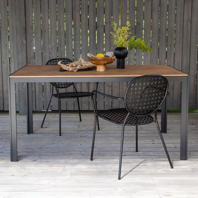 Nohr Tuintafel 'Erikka' 150 x 90cm, kleur Zwart