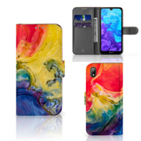 Hoesje Huawei Y5 (2019) Watercolor Dark - thumbnail