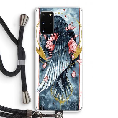 Golden Raven: Samsung Galaxy S20 Plus Transparant Hoesje met koord