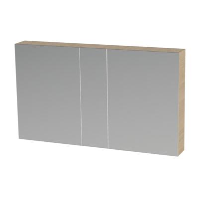 Spiegelkast Tiger S-line 120 cm Met 2 Deuren Naturel Eik