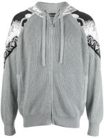 Versace hoodie à imprimé baroque - Gris