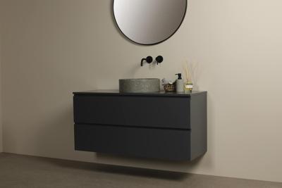 Badezimmermöbel Anthrazit Iva 120 cm
