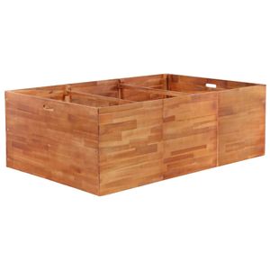 VidaXL Plantenbak verhoogd 150x100x50 cm acaciahout