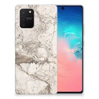 Samsung Galaxy S10 Lite TPU Siliconen Hoesje Marmer Beige - thumbnail