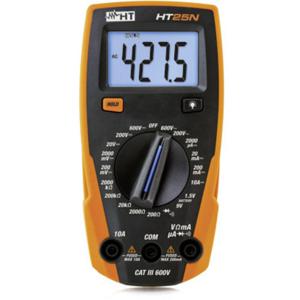 HT Instruments HT25N Multimeter Digitaal CAT III 600 V Weergave (counts): 2000