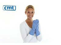 CMT Huishoudhandschoen rubber blauw maat XL (1 Paar) - thumbnail