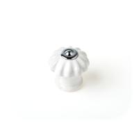 Deurknop Rei e524 Cirkelvormig Porselein Metaal Wit 4 Stuks (Ø 28 x 27 mm)