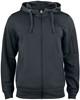 Clique 021014 Basic Active Hoody FZ - Zwart - XS