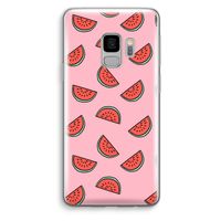 Watermeloen: Samsung Galaxy S9 Transparant Hoesje